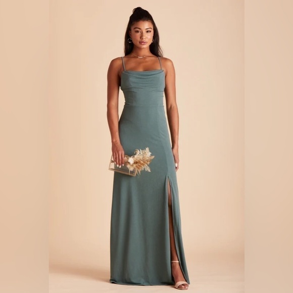 NWT Birdy Grey Ash Dress in Crepe Sea Glass - Picture 1 of 6